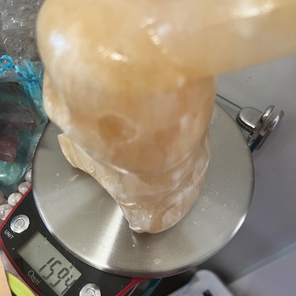 Large Orange Calcite Pikachu!! - Picture 8 of 8